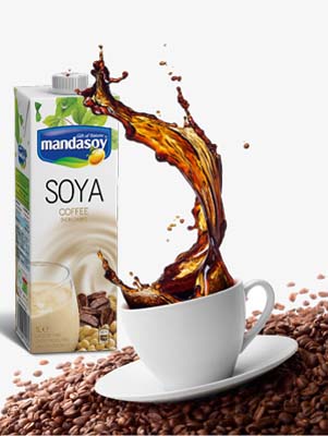 Coffee with soy milk